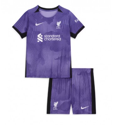 Liverpool Tredjedraktsett Barn 2023-24 Kortermet (+ Korte bukser)